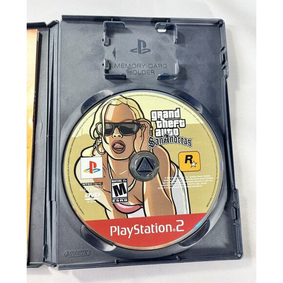 Grand Theft Auto San Andreas GTA PlayStation 2 Greatest Hits with Manual Tested - Picture 6 of 9